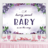 Beere Süss Baby An Die Weg Hintergrund für babydusche